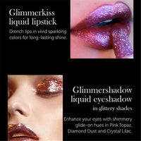 7 Colors Glitter Lipstick Waterproof Long Lasting Diamond Pearlescent Metallic Non-stick Cup Lipstick Women Lips Makeup Cosmetic