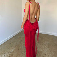 Backless Maxi Dress Sexy - Divine Diva Beauty