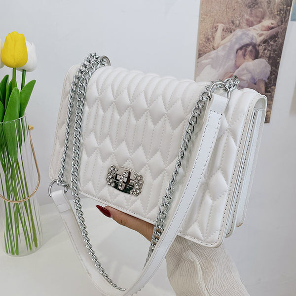Pu Leather Chain Shoulder Bag High Quality Ladies Crossbody Bags purse - Divine Diva Beauty
