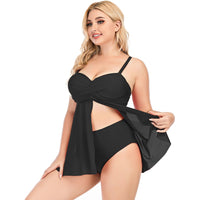 plus size avail Solid Color Swimwear Cross-border Swimming Trunks Hot Spring Belly Thin Swimming Clothes