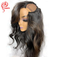 Highlight U Part Human Hair Wigs Body Wave Brazilian Remy Hair Ombre U Part Wigs Side Part 150 Density