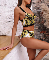 Summer Sexy Two-Piece Bikini Suits swimwear
