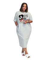 Plus Size avail Casual Party T-shirt Dress