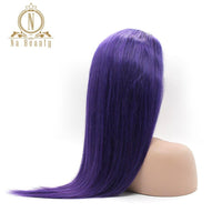 1B Purple Omber Colored 13x4 Lace Front Human Hair Wigs For Black Women Lace Frontal Wig Preplucked Straight Hair Nabeauty Remy - Divine Diva Beauty