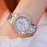 Ladies Wrist Watches Dress Watch Women Crystal Diamond Watch Stainless Steel