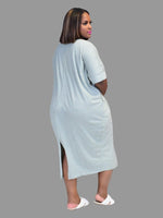 Plus Size avail Casual Party T-shirt Dress