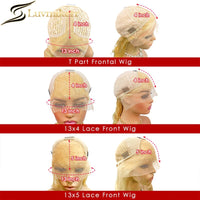 13x4 Lace Frontal 613 Blonde Kinky Straight Hd Transparent Wig Full Lace Front  30 Inch Human Hair Preplucked Wig