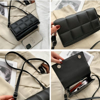 PU Leather Crossbody Bag Classic Chain Flap Bag purse