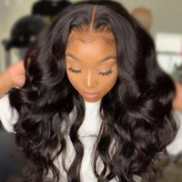 *****sale****V Part Wig Human Hair No Leave Out 32 In Body Wave Human Hair Wigs For Women V U Part Wig Thin No Glue Suit Natural Hair 180%