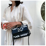 New Luxury Design Women Handbags Fashion Personality Graffiti Shoulder Bags for Women Small Crossbody Bags Women Bags