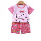 Infant Newborn Short Sleeves girls Clothes outfit