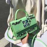 New Luxury Design Women Handbags Fashion Personality Graffiti Shoulder Bags for Women Small Crossbody Bags Women Bags