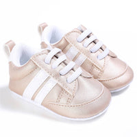 Newborn Baby Shoes Boy Girl Classical Sport Soft Sole PU Leather Multi-Color First Walker Crib Moccasins bby