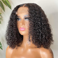 13x4  4x4 Lace Front Wigs  Kinky Curly&amp;Deed Wave Wig  Lace Front Human Hair Wigs Brazilian Kinky Curly Human Hair Wigs
