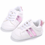 Newborn Baby Shoes Boy Girl Classical Sport Soft Sole PU Leather Multi-Color First Walker Crib Moccasins bby