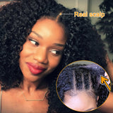 U V Part Wig Human Hair Curly Wave Human Hair Wigs No Leave Out No Glue 180 Density Brazilian V Part Human Hair Wig