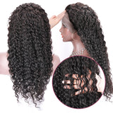 32inch Afro Kinky Curly wave Wig 250 Density Brazilian Human Hair  V part Remy Hair - Divine Diva Beauty