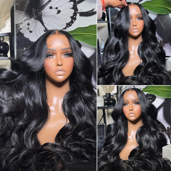 250 Density 30 40 inch Body Wave 13x6 Lace Front Human Hair Wigs Brazilian Remy 4x4 Lace Closure Frontal Wig
