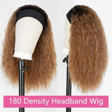 Curly Headband Wig Long Wavy Synthetic - Divine Diva Beauty