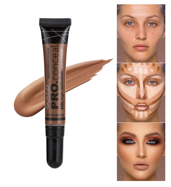 Nude Makeup Facial Foundation Waterproof Cover Blemish Base Fluid Concealer - Divine Diva Beauty