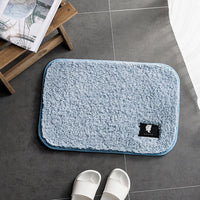 High-hair bathroom toilet door absorbent floor mat carpet bedroom non-slip foot pad bath rug  bathroom mat kitchen mat - Divine Diva Beauty