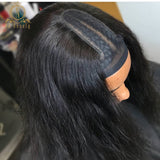 Straight U Part Wigs Human Hair Short Bob U-part Wig Glueless Upart Human Hair Wig - Divine Diva Beauty