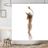 Get Naked Sexy Woman White Shower Curtain Waterproof High Quality Polyester Fabric Beach Washable Original Cortinas Home Decor - Divine Diva Beauty