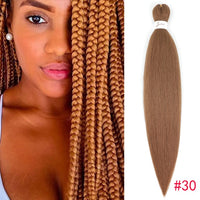 Pre Stretched Braiding Hair Extensions Synthetic Hair Yaki Straight - Divine Diva Beauty