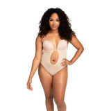 Seamless U Plunge Bra Backless Thong Bodysuit Shapewear For Women High Quality Tummy Control Invisible Under Dress Body Shaper - Divine Diva Beauty