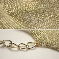 Backless Sexy Gold Iron Chain Cutout Hollow Out Crochet Bodycon Mini Dresses Beach Wear SWIMWEAR