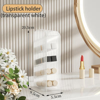 360° Rotating Makeup Brush Holder Luxury Cosmetic Organizer