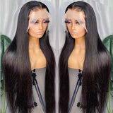 30 40 Inch Bone Straight Human Hair Lace Frontal Wigs Brazilian 13x4 13x6 Lace Front Human Hair Wigs  Pre Plucked 200%