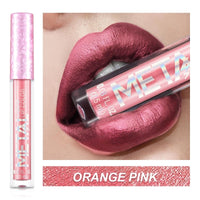 12 Color Matte Metal Liquid Lipstick Waterproof Long Lasting Not Fading Matte Lip Gloss Nude Lip Tint Stain Lips Makeup Cosmetic
