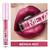 12 Color Matte Metal Liquid Lipstick Waterproof Long Lasting Not Fading Matte Lip Gloss Nude Lip Tint Stain Lips Makeup Cosmetic