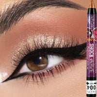 2 In 1 Eye Shadow Lipstick Pen Waterproof Not Smudge Eye Shadow Stick Lip Makeup Pen Glitter Shimmer Long-lasting Eye Shadow Pen