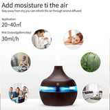 Wood Grain Humidifier Aroma Diffuser Atomizer USB Household Humidifier Hydrating Instrument Desktop Humidifier