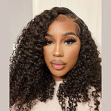 Brazilian 13x6 Human Hair Lace Frontal Wig With Curly Baby Hair 180% Density 360 Full Lace Wig Human Hair Pre Plucked Remy Hair