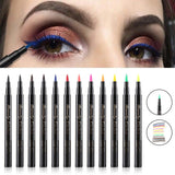 1Pcs Waterproof Long Lasting Eye Liner Matte Multi-Colored Pigment Liquid Eyeliner Cosmetic Eyeshadow Pencil Makeup Accessories - Divine Diva Beauty