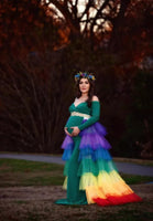 plus size Tulle Over Skirt Puffy Long Length