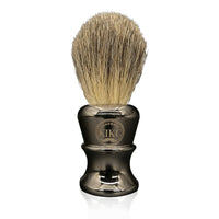 KIKC Men’s Beard Shaving Brush, Women’s Leg and Arm Shaving Brush for Shaving Cream, with Pure Badger Hair, Metal Handle, Saloon Cleaning Tool, Shaving Brush Kit for Safety Razor, Straight Razor gray - Divine Diva Beauty