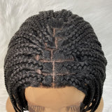 10 inches Bob Braided Wigs Synthetic Lace Wigs Braided Wigs With Baby Hair 2x4 Lace Short Braided Wigs