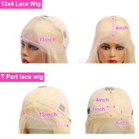 613 Honey Blonde 13x4 Lace Frontal Wigs Straight Colored Short Bob T Part Lace Wig Front Human Hair Wig