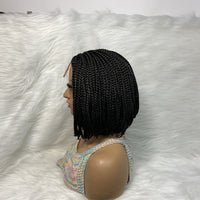 10 inches Bob Braided Wigs Synthetic Lace Wigs Braided Wigs With Baby Hair 2x4 Lace Short Braided Wigs