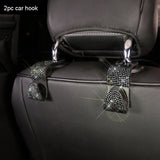 Black Diamond Crystal Car Gear Shift Cover Glitter Rhinestone Auto Shifter Hand Brake Cover Bling Car Interior Accessories - Divine Diva Beauty