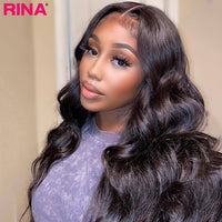 Dark Green Lace Front Human Hair Wigs Transparent Lace Body Wave Lace Frontal Wig  4X4 Closure Green Wig - Divine Diva Beauty