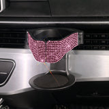 Diamond Crystal Car Cup Holder Multi-function Car Air Vent Clamp Clip Ashtray Trash Can Drink Water Cup Bottle Bracket Universal - Divine Diva Beauty