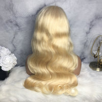 Body Wave Blonde Lace Front Wig Human Hair Brazilian Wigs 28 30 Inch Honey Blonde Straight 613 Lace Frontal Wig - Divine Diva Beauty