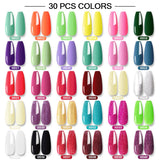 10/24/30/40/60 Multiple Colour Gel Nail Polish 80 Colors Semi Permanent UV Led Gel Varnish Soak Off Nail Lacquer