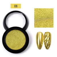 Holo Nail Solid Magical Powder Metallic Chrome Holografic Dust Glitter Pigment DIY Nails Art Decoration