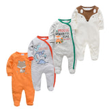 3/4 Pcs Children Boy O-neck Newborn Baby Girls Clothes Full Sleeve Summer Jumper bby